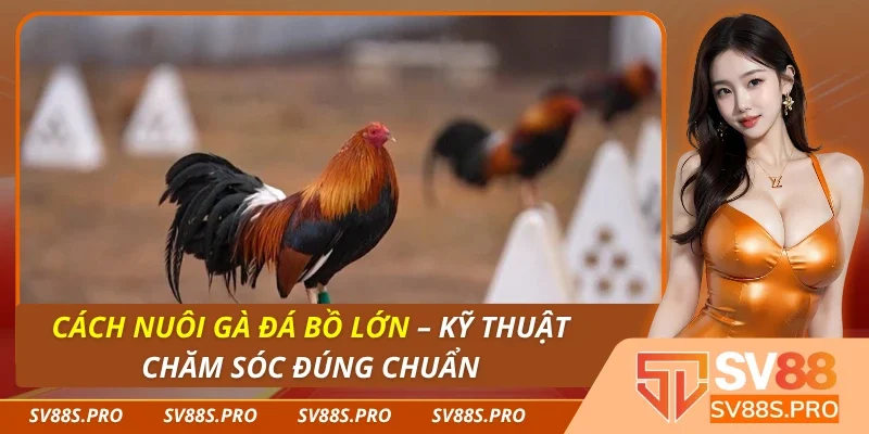 Cách Nuôi Gà Đá Bồ Lớn