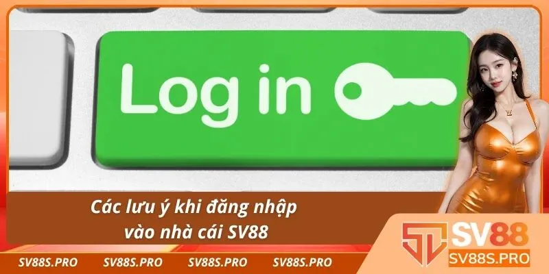 Lưu ý khi đăng nhập sv88 tránh gặp lỗi
